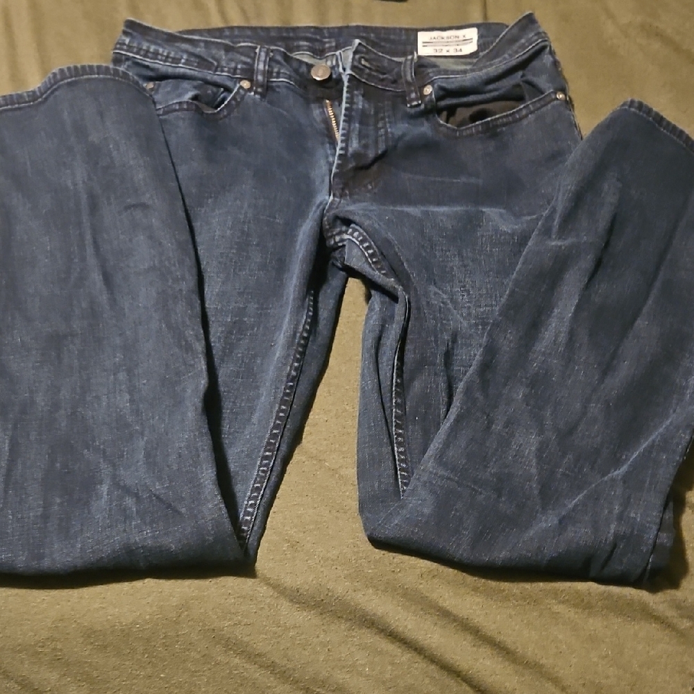 Jackson-X Midnight Blue Straight Stretch Jeans